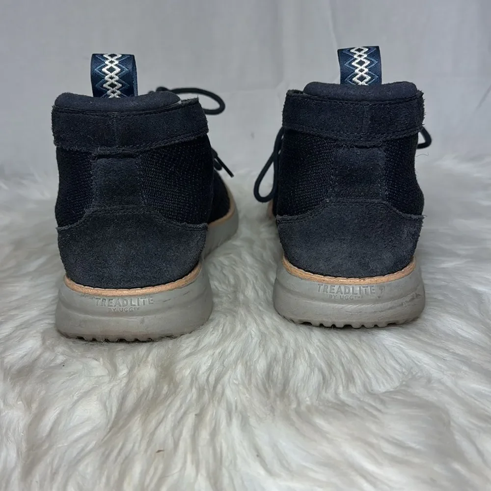 UGG Union. Chukka Men's‎ Navy Hyper Weave Casual Shoe Sz 9